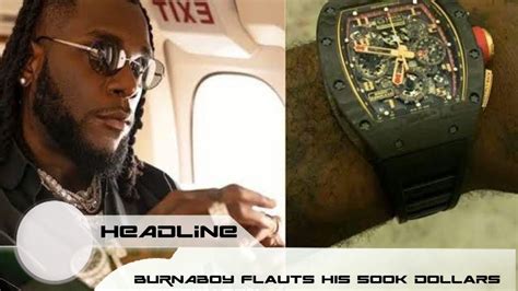 burna boy richard mille